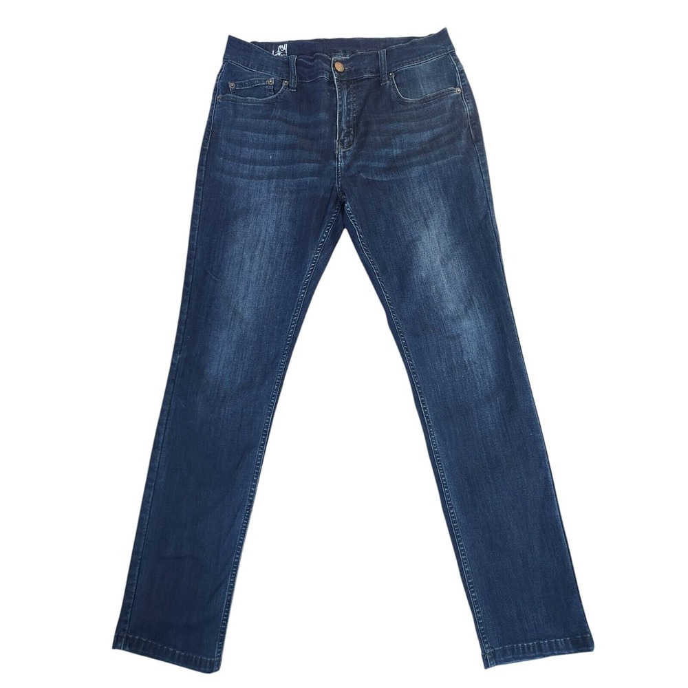 Mugsy Fultons Jeans Men's 34x32* (33x31) Dark Wash Stretch Blue Denim FLX3NFU